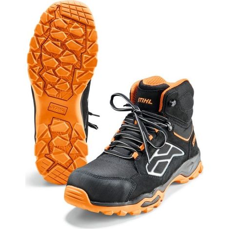 Chaussures de sécurité hautes STIHL WORKER S3 0088 489 0148 Taille 48 Noir/Orange (1/2)