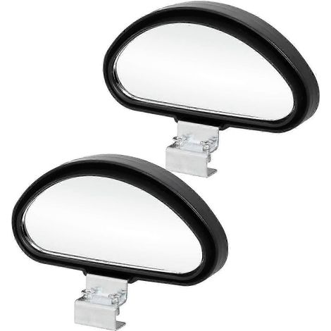 Lot de 2 rétroviseurs d'angle mort compatibles avec les voitures, rétroviseurs grand angle universels compatibles avec l'assistance de sécurité arrière et compatibles avec tous les véhicules (1/5)