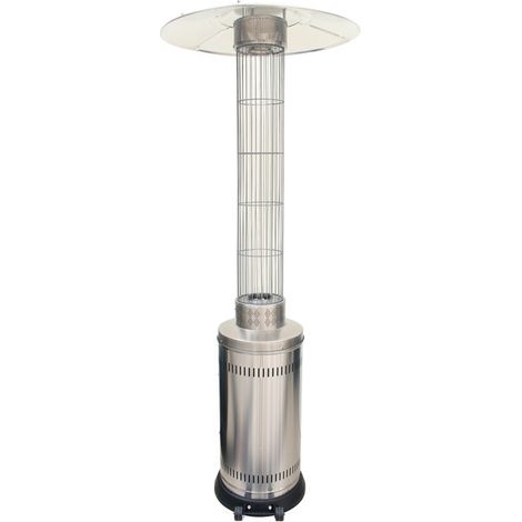 STUFA AEREA PATIO CILINDRICA TEPORUS 10,5KW INOX
