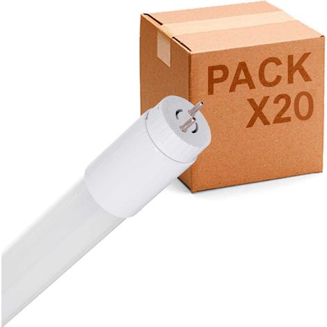 Pack 20uds Tubo LED T-8 18W 120 cristal (1/4)