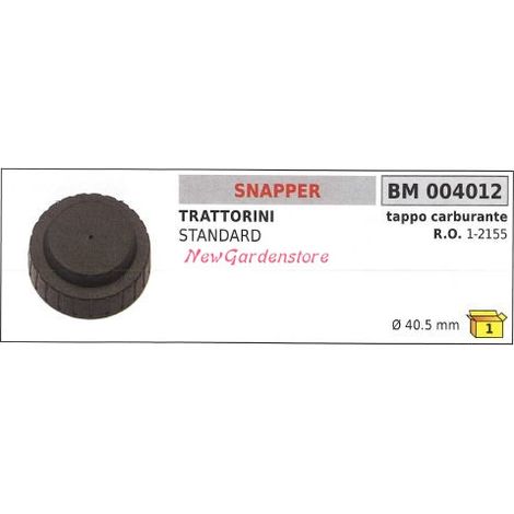 Tappo serbatoio carburante motore SNAPPER trattorino rasaerba tosaerba 004012