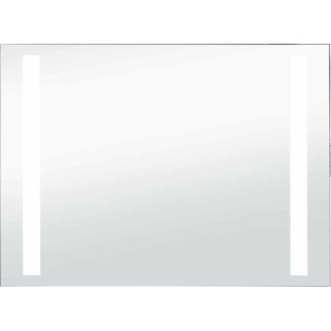 Maison Exclusive - Badezimmer-Wandspiegel mit LEDs 100x60 cm