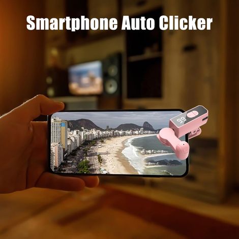 Téléphone Portable Auto Tapeur Taper Écran Automatique Mobile Simulation Doigt Réglable Vitesse Pour Live Shopping Jeux Récompenses