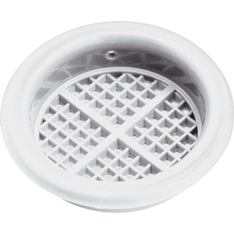 Rosace de ventilation KF blanche pour entrée Ř 55 mm