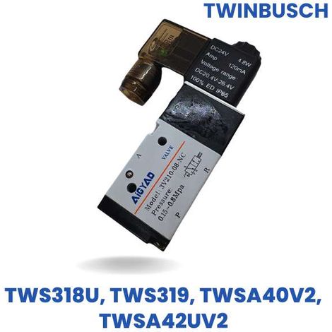 Ricambio Twin Busch: Elettrovalvola pneumatica tipo A TWS318U, TWS319, TWSA40V2, TWSA42UV2 (1/5)