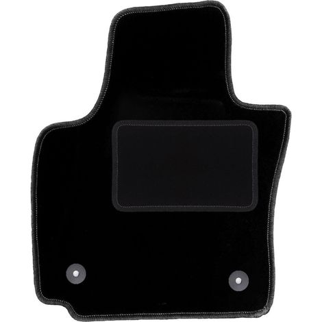 Fahrermatte aus Samt für: Seat Toledo III Minivan (2004–2012), schwarz