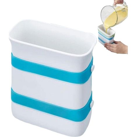 Gefrierblöcke, Gefrierform mit Silikonband – Eiswürfelbehälter zum Einfrieren und Aufbewahren von Suppen (1/5)