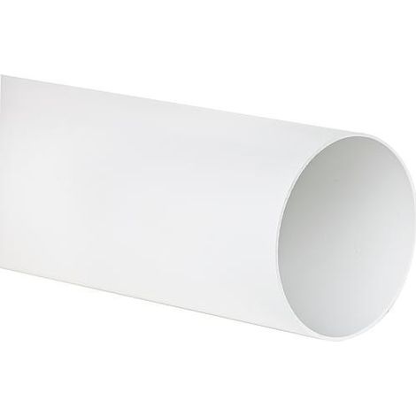 Tube rond DN 150 – Gaine VMC 0,5 m blanc – Pour aération intérieure et sèche-linge – Débit 1200 m³/h – Upmann (1/2)