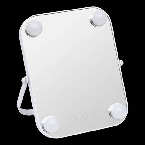 Specchio led holly rettangolare 20x25 cm bianco - 5five (1/4)