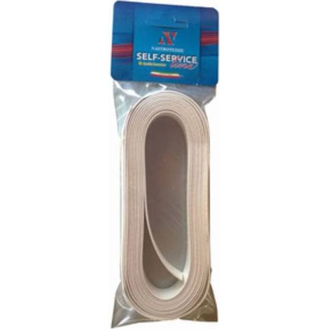 12 x CINTINO P/TAPPARELLA GOMMATO BIANCO CONF 7  M