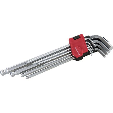 Silverline Hex Key Ball End Expert Set 9pce 1.5 - 10mm 675323 (1/2)