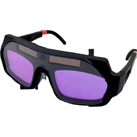 Gafas de soldadura con oscurecimiento automático, protección solar, gafas de soldadura antideslumbrantes con tinte ajustable (1/4)