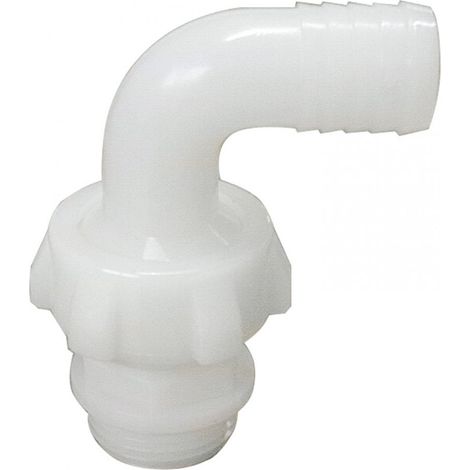 5 pz raccordo portagomma curvo in nylon 50mm pompa tubo porta gomma