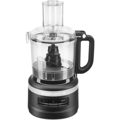 Procesador de alimentos KitchenAid 5KFP0719 de 1,7 L. Color: Negro mate.