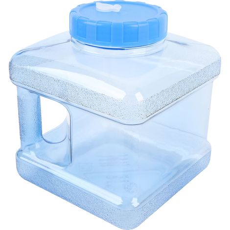 Contenitore per acqua distillata Toivize da 5 litri in PP blu, compatibile con distillatori da banco, resistente al calore fino a 100°C, leggero. (1/5)