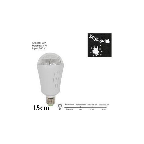 Lampadina Proiettore Led Santa Claus