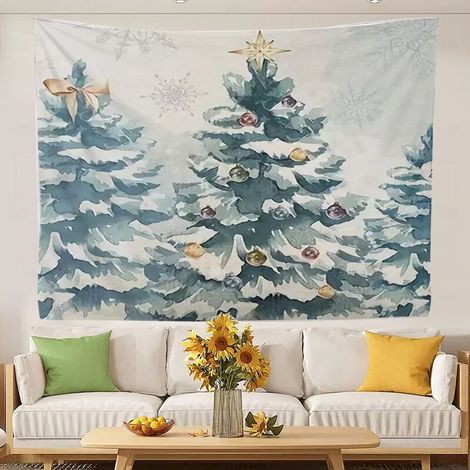 Tapis Murale - Polyester 180x150 cm - Décoration Intérieure Multifonctionnelle pour Chambre à Coucher Salon Table Fenêtre - 1 Pièce (1/5)