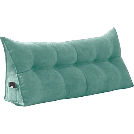 Coussin de chevet, oreiller souple, sac triangulaire, coussin de dossier/de protection lombaire pour canapé, coussin de dossier/de lit tatami de dortoir (1/5)