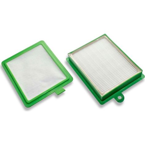 Lot de 2 filtres compatible avec AEG/Electrolux Ergospace, Excellio aspirateur (filtre HEPA, microfiltre)