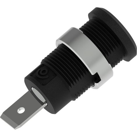 Electro PJP 3266-C-CD1-N Douille de sécurité Ø de la broche: 4 mm noir 1 pc(s) (1/2)