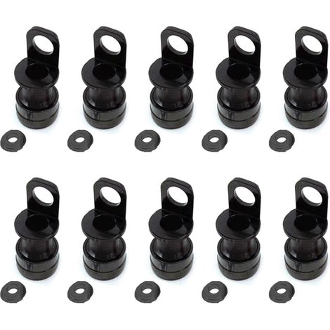 10X Support de PéDale à Dégagement pour Vélo Pliant pour Boucle Adaptateur de Fixation de de Cadre Portable Mks, Noir (1/5)