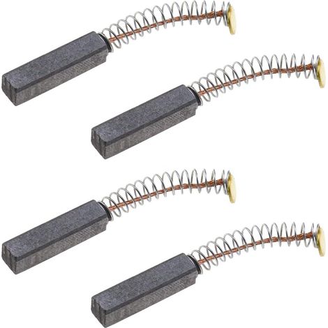 2 Paar Kohlebürsten 20 x 6 x 5 mm für Kreissäge, Drehbohrer, Staubsammler, Motorrad, Elektrowerkzeug, Elektromotor, Ersatzzubehör (1/5)