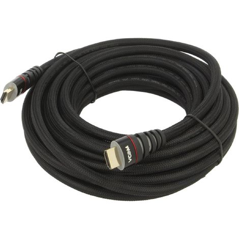 Cable HDMI 1.4 male des deux cotes 10m noir