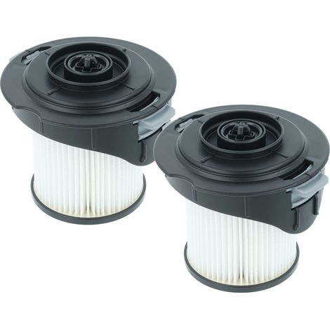 vhbw 2x Feinfilter kompatibel mit Miele DUOFLEX Staubsauger - Luftfilter Schwarz (1/4)