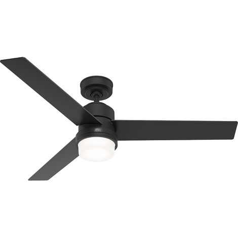 Ceiling Fan Greenville Black with Lights & Remote