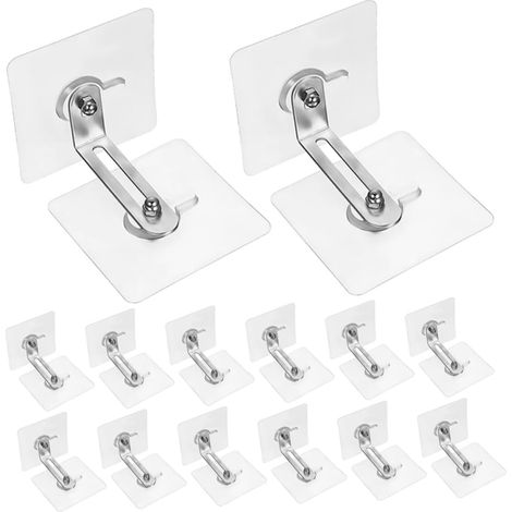 Gadpiparty Lot de 20 verrous anti, basculement en métal, commodes (1/5)
