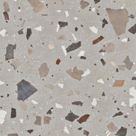 Baldosa Porcelánica Terrazo - 100x50x2 cm - Gris Natural - Caja 1 un