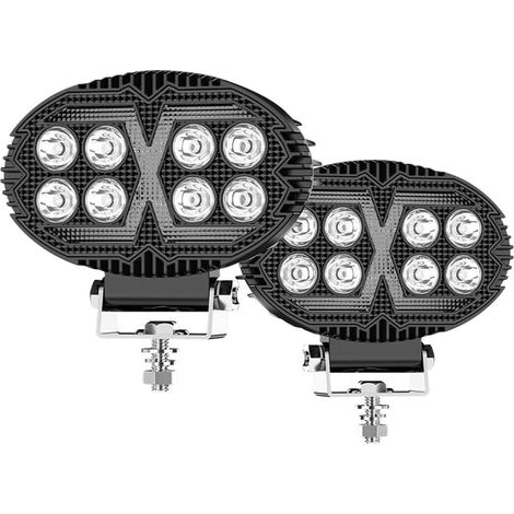 5,5 Zoll ovale LED-Arbeitsscheinwerfer, Tagfahrlicht für LKW, UTV, SUV, Motorrad, Kombi, Anhänger, Boot