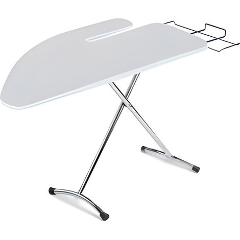 Asse da Stiro con Stiramaniche e Poggiaferro 125x48 cm Festival Basic Grigio (1/3)