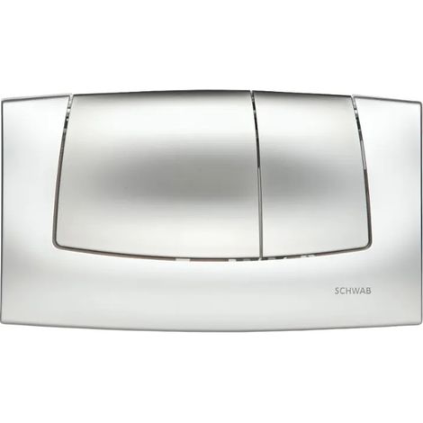 Pannello di controllo Schwab ONDA two-touch, cromato lucido e opaco