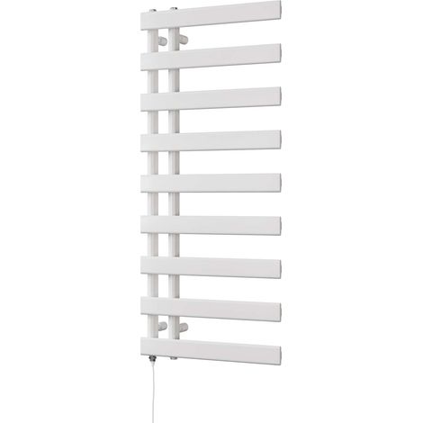 Agar - White Electric Towel Rail H1156mm x W500mm 500w Standard (1/3)