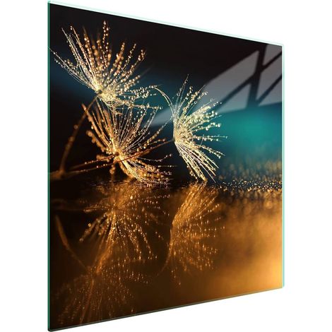 Glas-Kochfeldschutz 50x52 Blume (1/5)