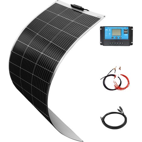 Kit de panneaux solaires, haute efficacité, design léger, 12V 120W (1/2)