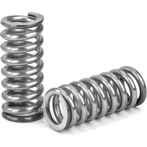 10 Stück – Druckfeder – Edelstahl – Durchmesser 2,1 mm und 13 mm – Für Mechanik und Haushaltsgeräte – Silber – 2,1 x 13 x 30 cm (1/5)