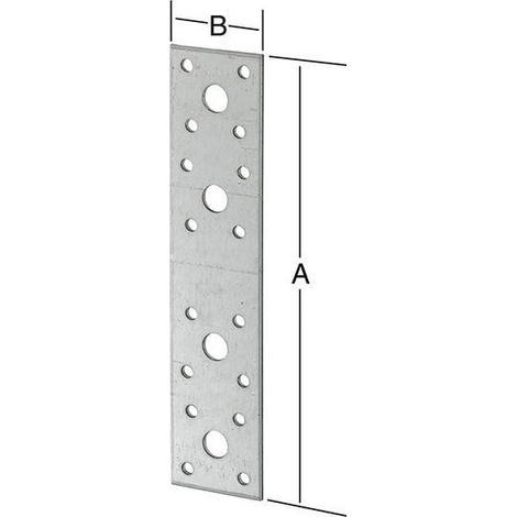 Conector plano 180x40 galva .. esto