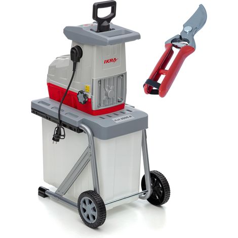 broyeur de jardin électrique à rouleaux ILH 3000A, sécateur inclus (1/5)