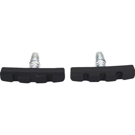 1 paire de plaquettes de frein de vélo de montagne de vélo porte-blocs en caoutchouc accessoires utiles. (1/5)