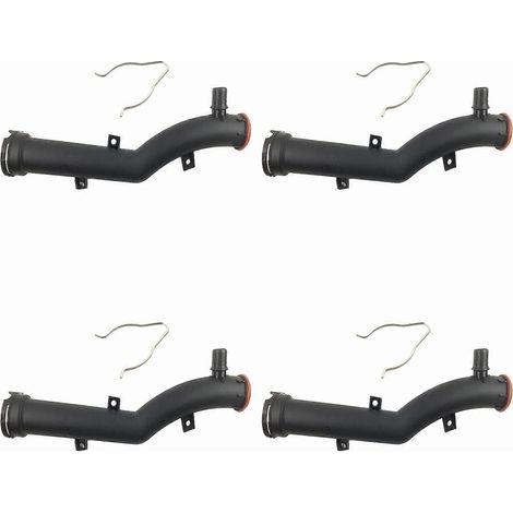 durites de liquide de refroidissement moteur avec colliers métalliques, référence 9800661880 1351VF, compatibles avec Citroën C4 207 308 (1/5)