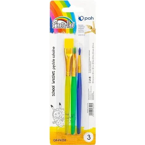 Pennelli scolastici colorati GR-PK03 3 pezzi fiorello