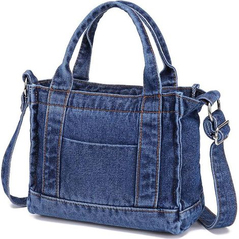 Borse in denim, borse in denim da donna, borse a tracolla, borse da weekend in denim e borsette da donna (1/5)
