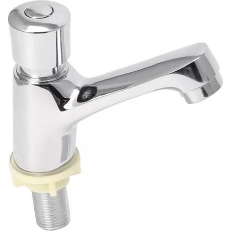 Robinet d'eau, G1/2, temporisé, eau froide, pour salle d'eau (1/5)