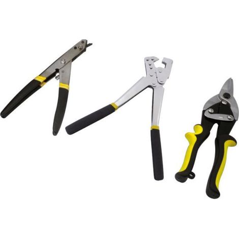 Kit de pince du plaquiste - FARTOOLS - cisaille - grignoteuse - sertisseuse (1/3)
