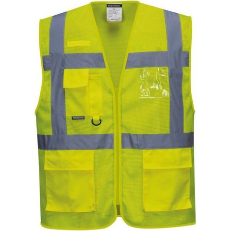gilet HV Meshair Athène couleur : Jaune taille M - PORTWEST