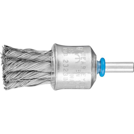 PFERD TOOLS Pinselbürste mit Kunststoffschutz gezopft PBG Ø23 mm Schaft-Ø6 mm Edelstahl-Draht-Ø0,35 10 Stk (1/5)