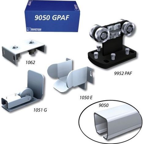 Garniture pour portail en porte à faux acier 9050GPAF - MANTION