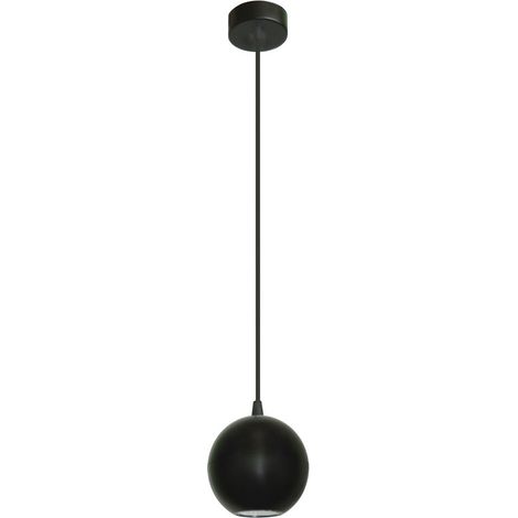 Helam MIDWAY Plafonnier Dome Suspension Noir 12cm
